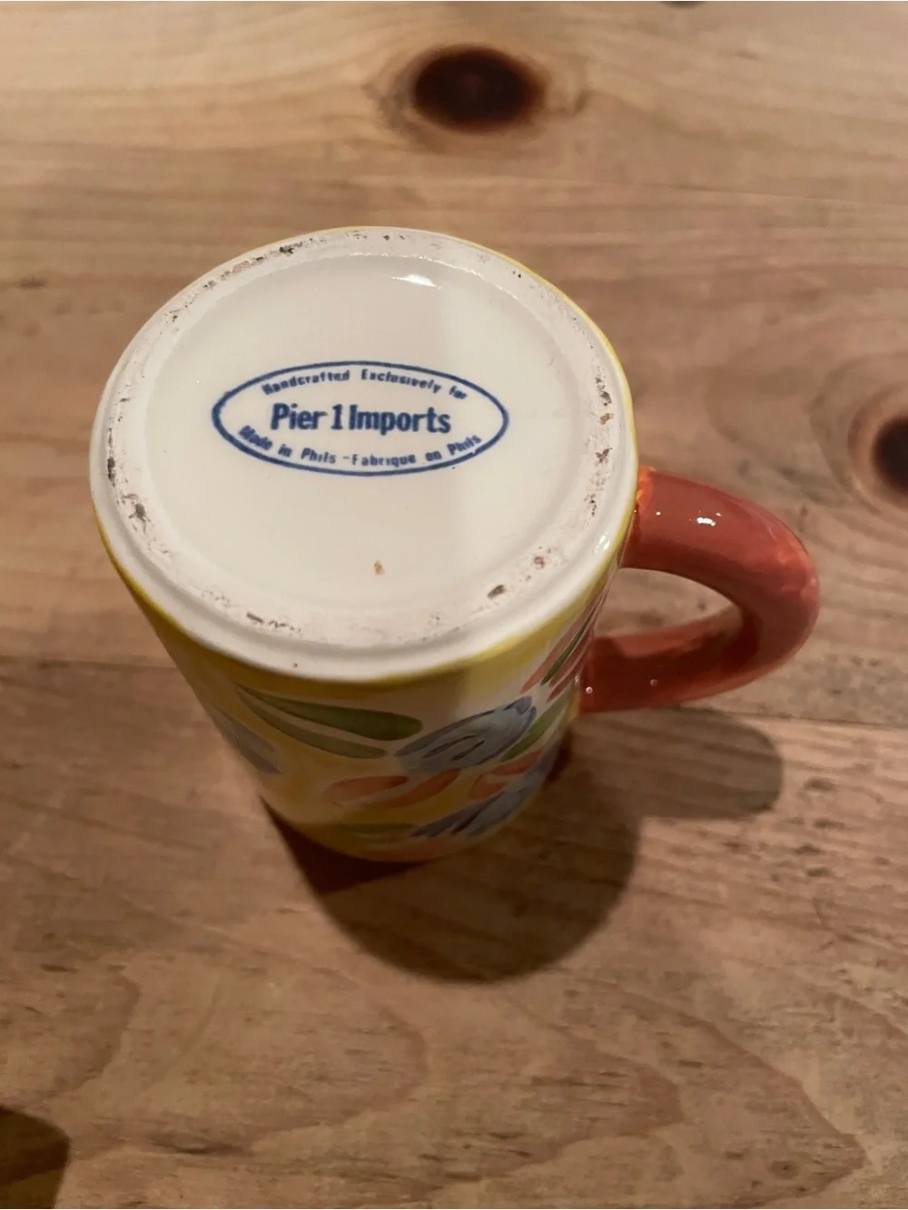Pier One Creamer mini pitcher tea set ceramic floral shabby chic miniature
